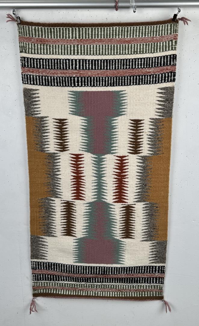 Navajo Indian Saddle Blanket Rug (1 of 3)
