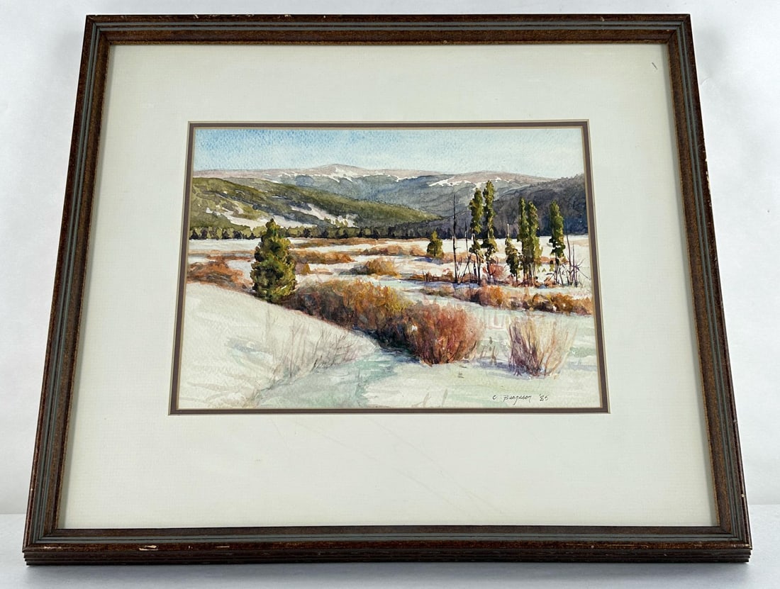 Chris Burgeson Watercolor Painting (1 of 5)