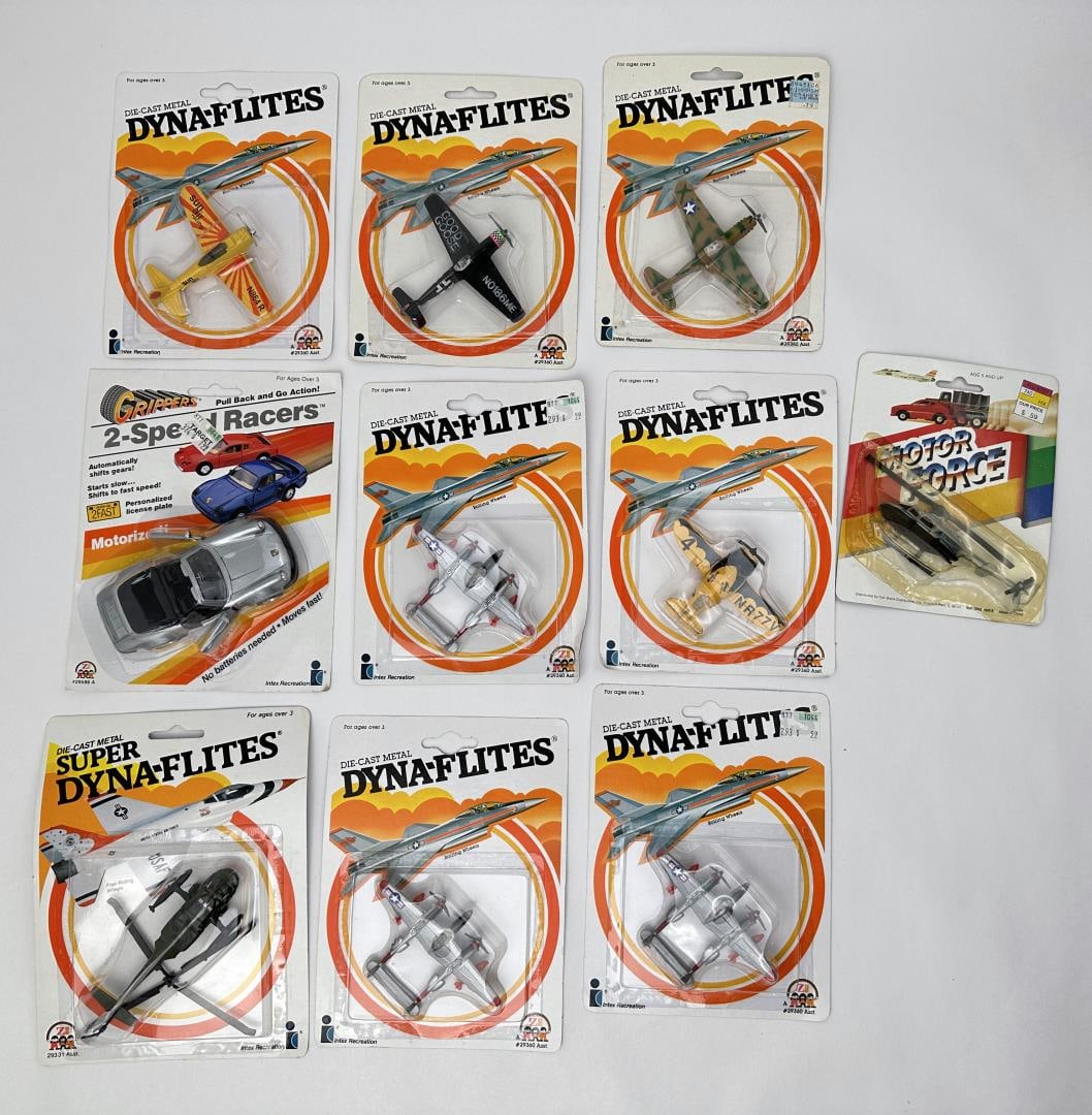 Dyna Flites Die Cast Collector Aircraft: 10 total.