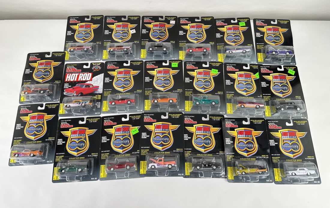 Racing Champions Hot Rod Magazine Die Cast Cars: Nice grouping.