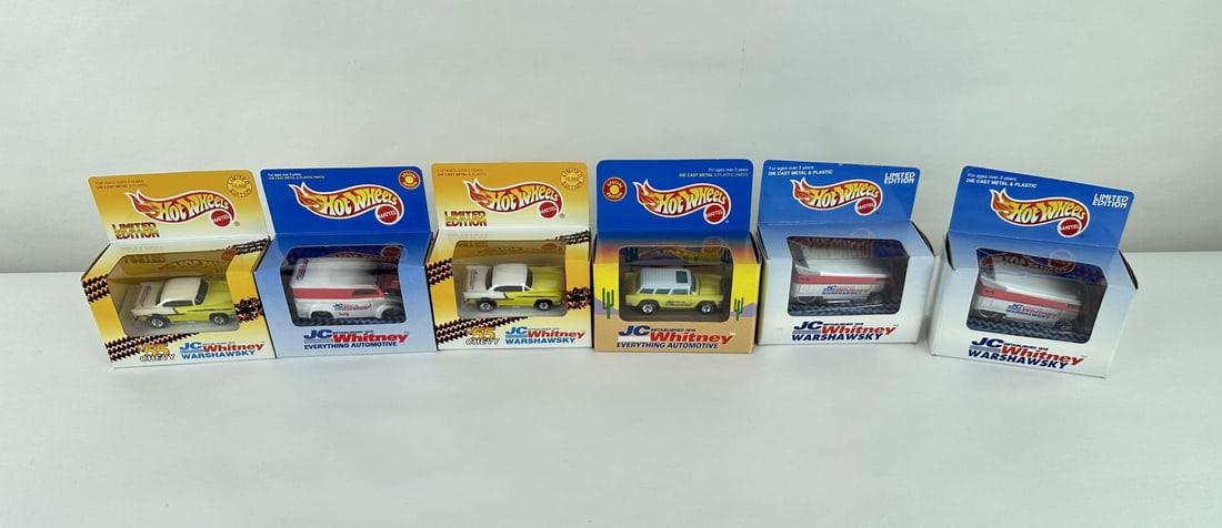 Collection of Die Cast Cars Hot Wheels: JC Whitney Warshawsky.