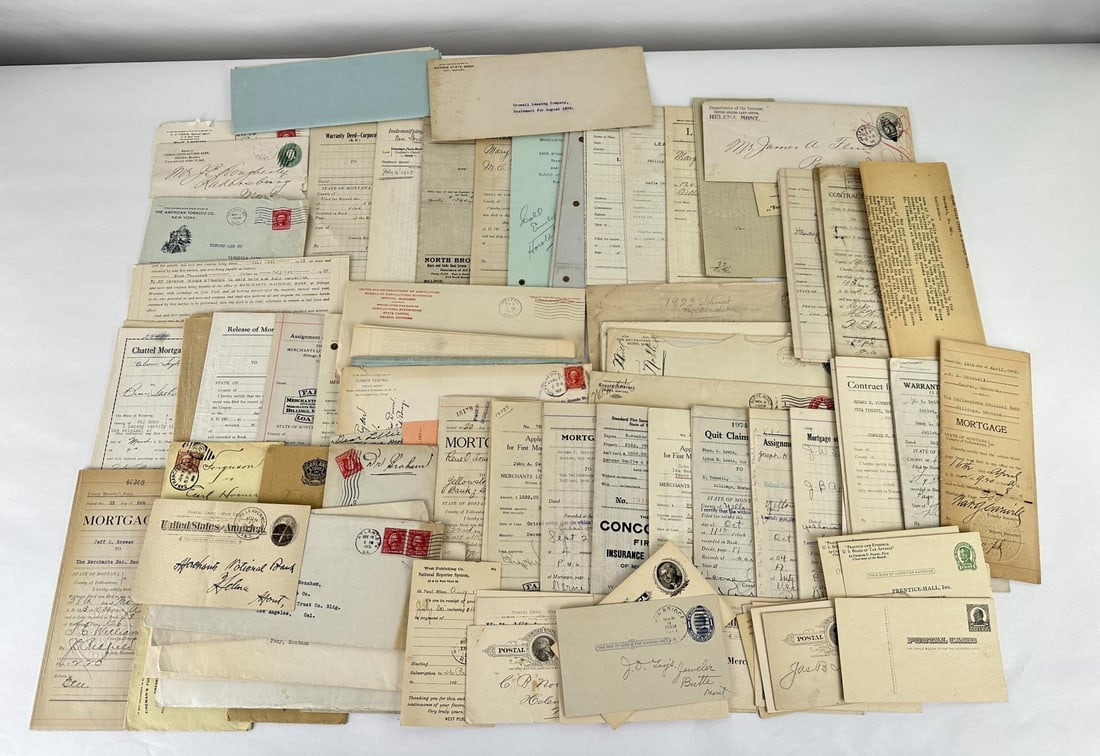 Large Group of Historic Montana Ephemera: Nice grouping