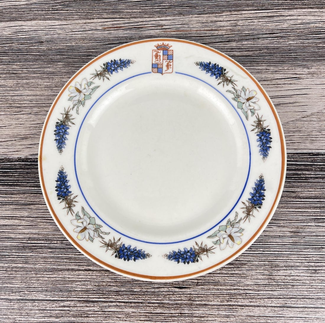 Hotel Finlen Butte Montana Dining China Plate: 7 1/8" diameter. The Hotel Finlen was established by James Finlen, the son of Miles Finlen, an Irish immigrant who had opened the McDermitt Hotel in Butte in 1889. The Hotel Finlen opened on January 1