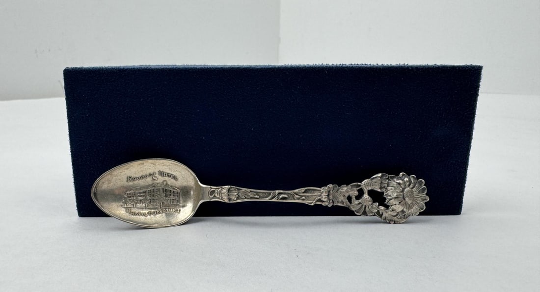 Ravalli Hotel Hamilton Montana Sterling Spoon: 16.45 grams.