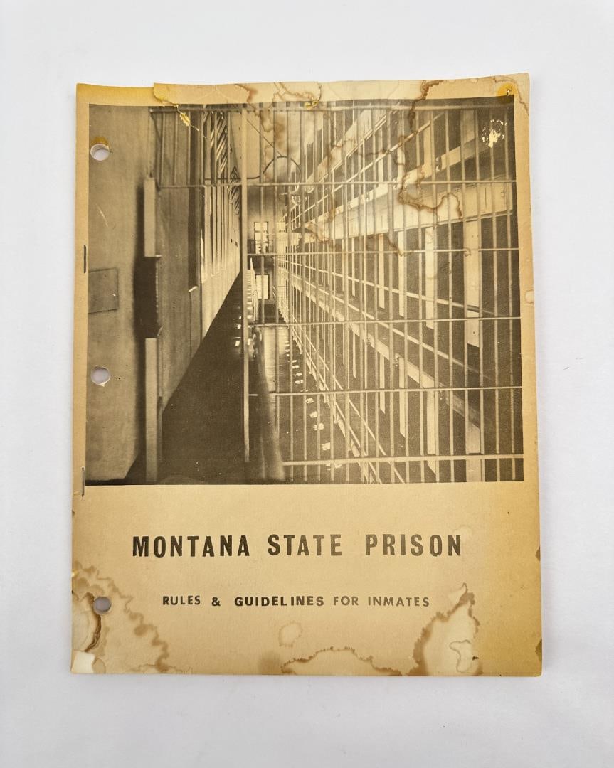 Montana State Prison Rules Guidelines For Inmates: Deer Lodge
