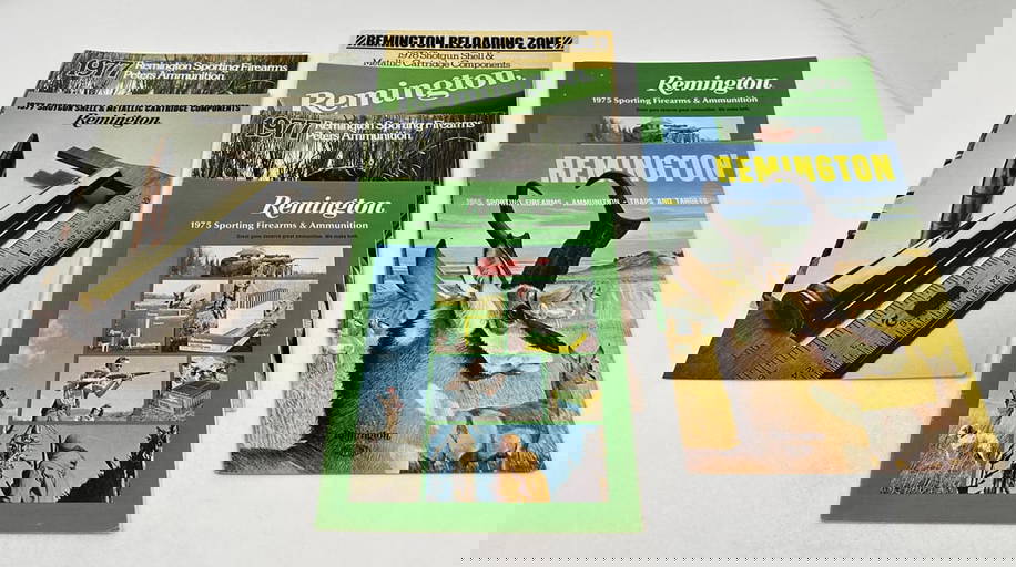 Lot Of Remington Sporting Firearm Rifle Catalogs