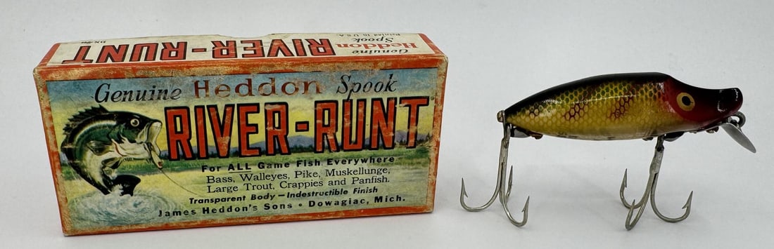 Heddon River Runt Perch Fishing Lure 9110L: Includes original box