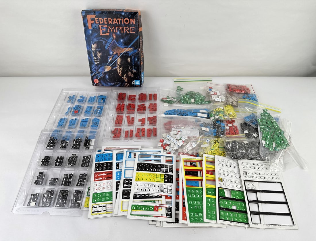 Federation and Empire Task Force Games: Nice grouping in box.