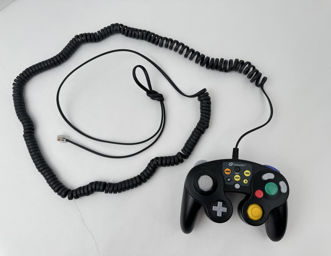 Vintage Lodgenet Nintendo Gamecube Controller: Hotel Nice example.