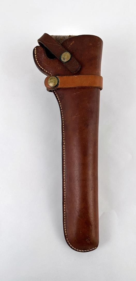 Hunter Leather Revolver Holster: 12 3/4" long.