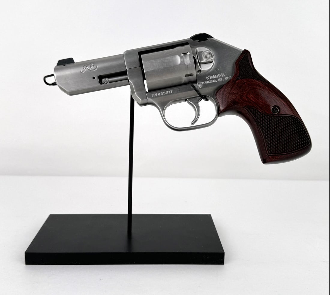 Kimber K6S Stainless Steel .357 mag Revolver: Pistol has a 3" barrel. Requires FFL Transfer.