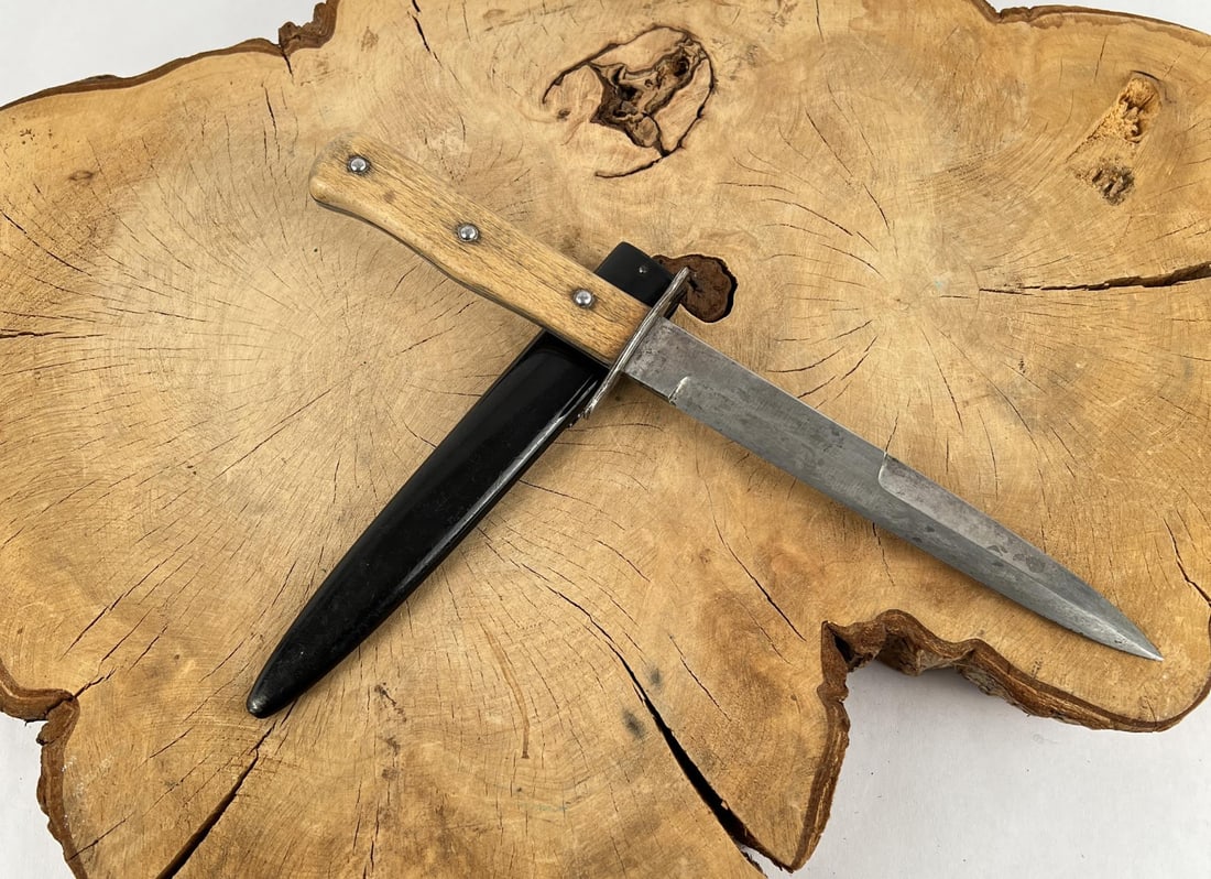 WW2 German Luftwaffe Boot Trench Knife: Measures 11" long. Superb example.