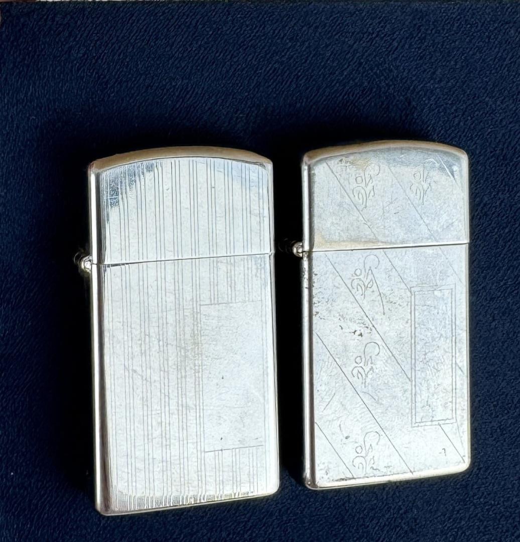1960s Zippo Slim Lighters: Nice grouping.