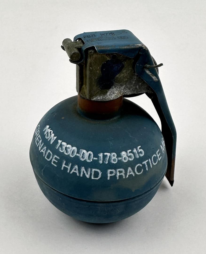 Inert Vietnam War Baseball Practice Grenade: Inert