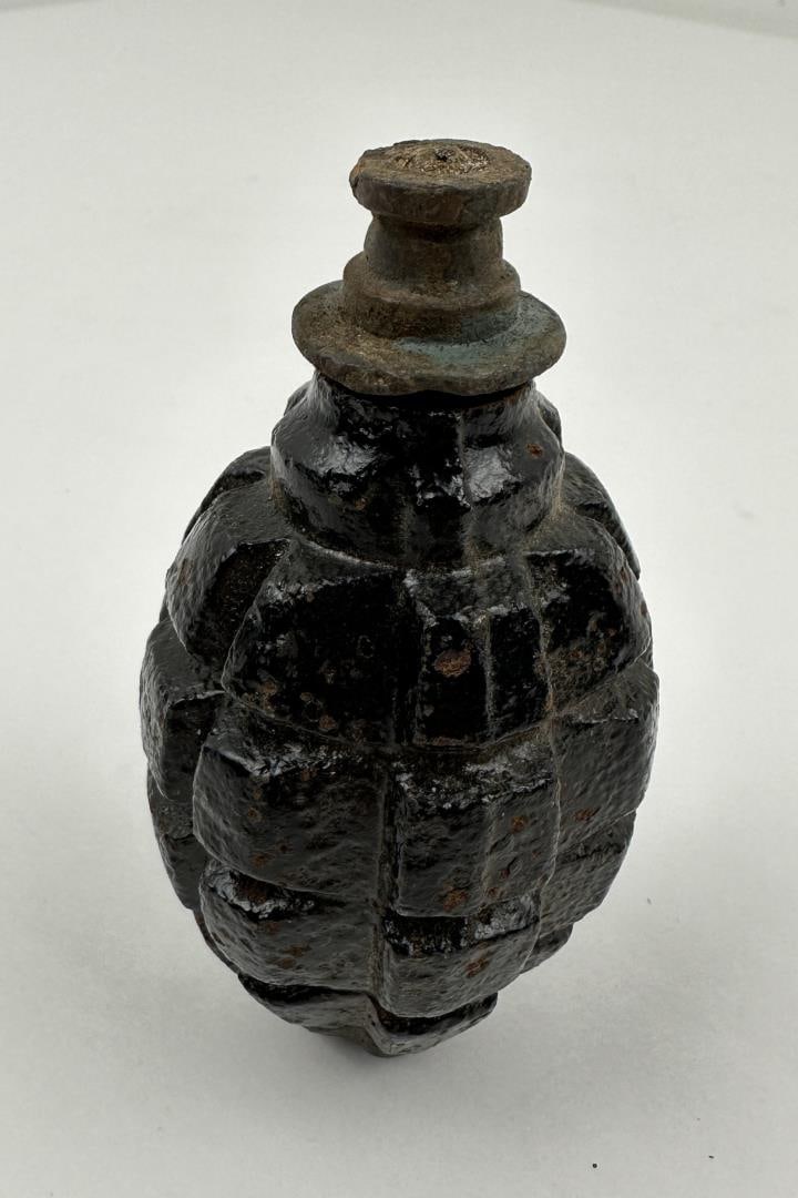 WWI WW1 French F1 Grenade: Inert. Scarce.