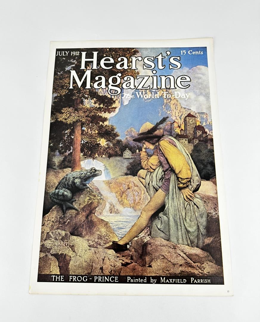 1912 Maxfield Parrish The Frog Prince Hearst Cover (1 of 4)