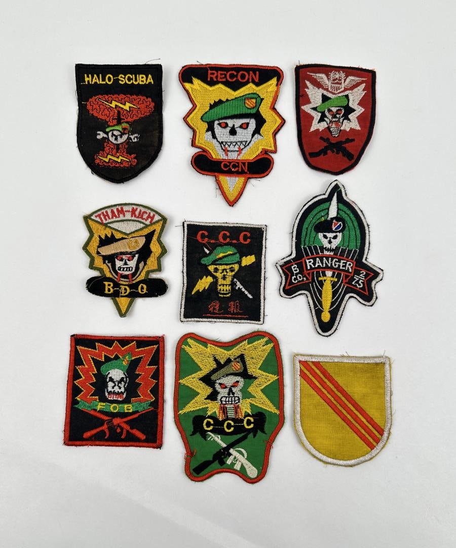 Collection Vietnam War Era Special Forces Patches (1 of 3)