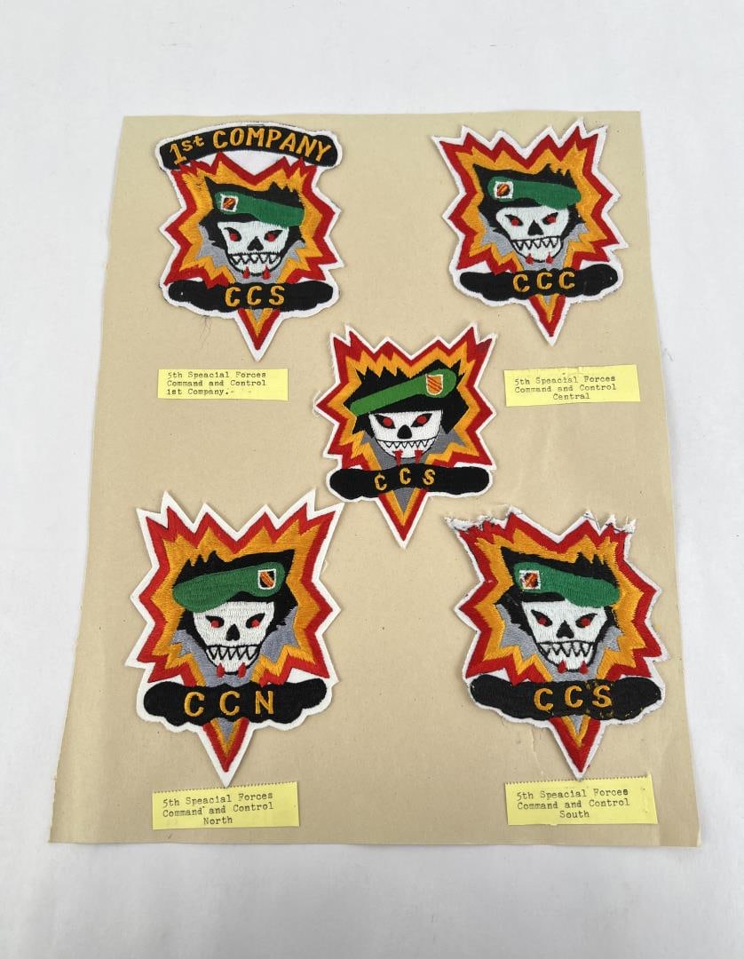 Vietnam War 5th Special Forces Patches (1 of 5)
