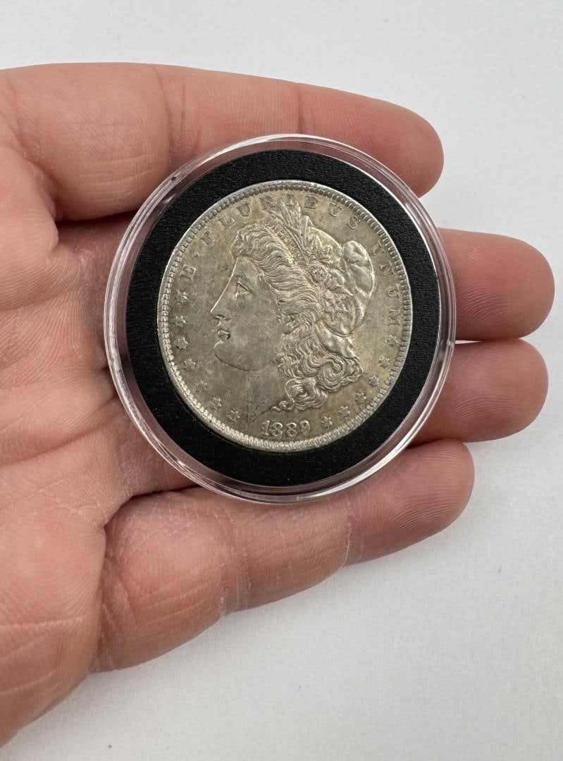 1889 P Morgan Silver Dollar (1 of 3)