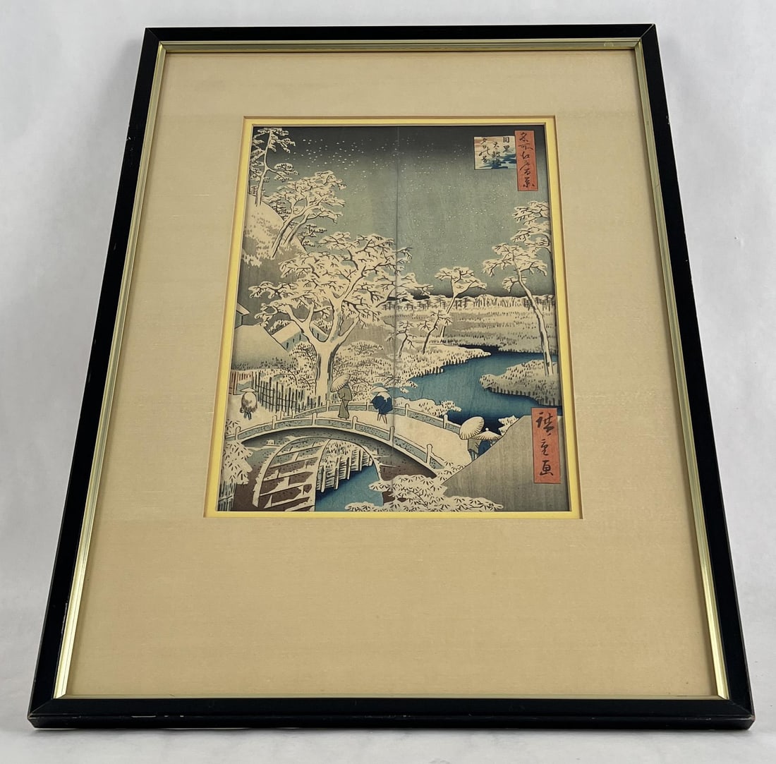 Japanese Woodblock Print Utagwa Hiroshige (1 of 6)