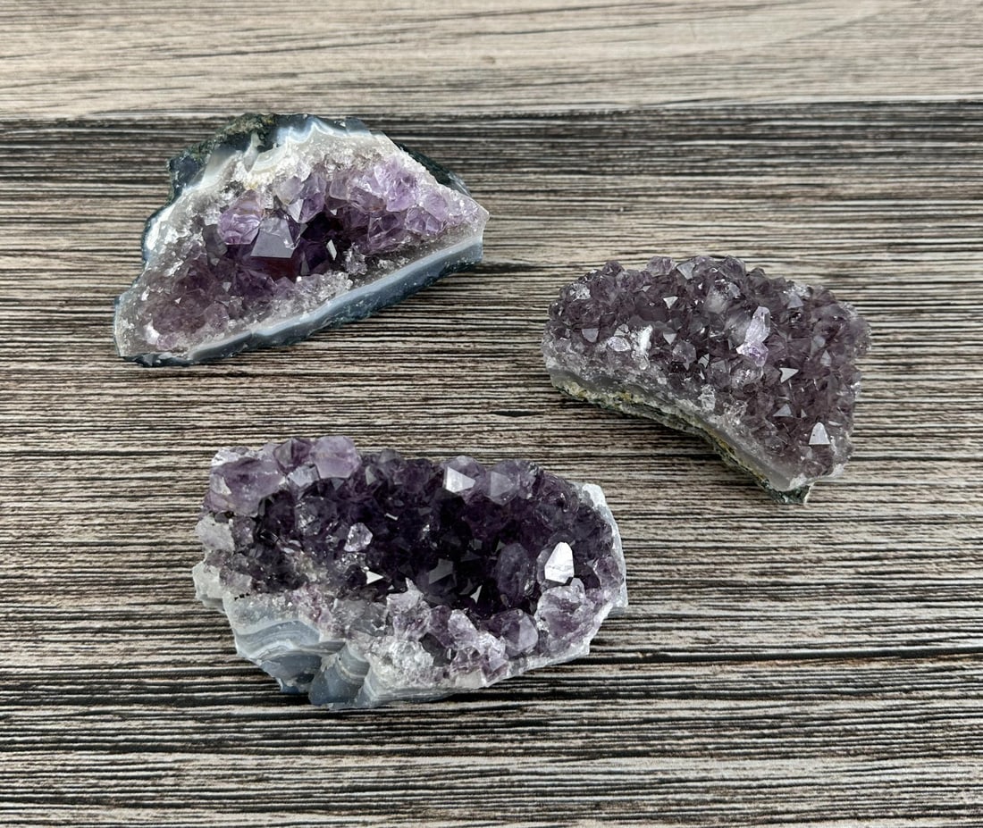 Collection of Brazilian Amethyst Mineral Specimens (1 of 5)