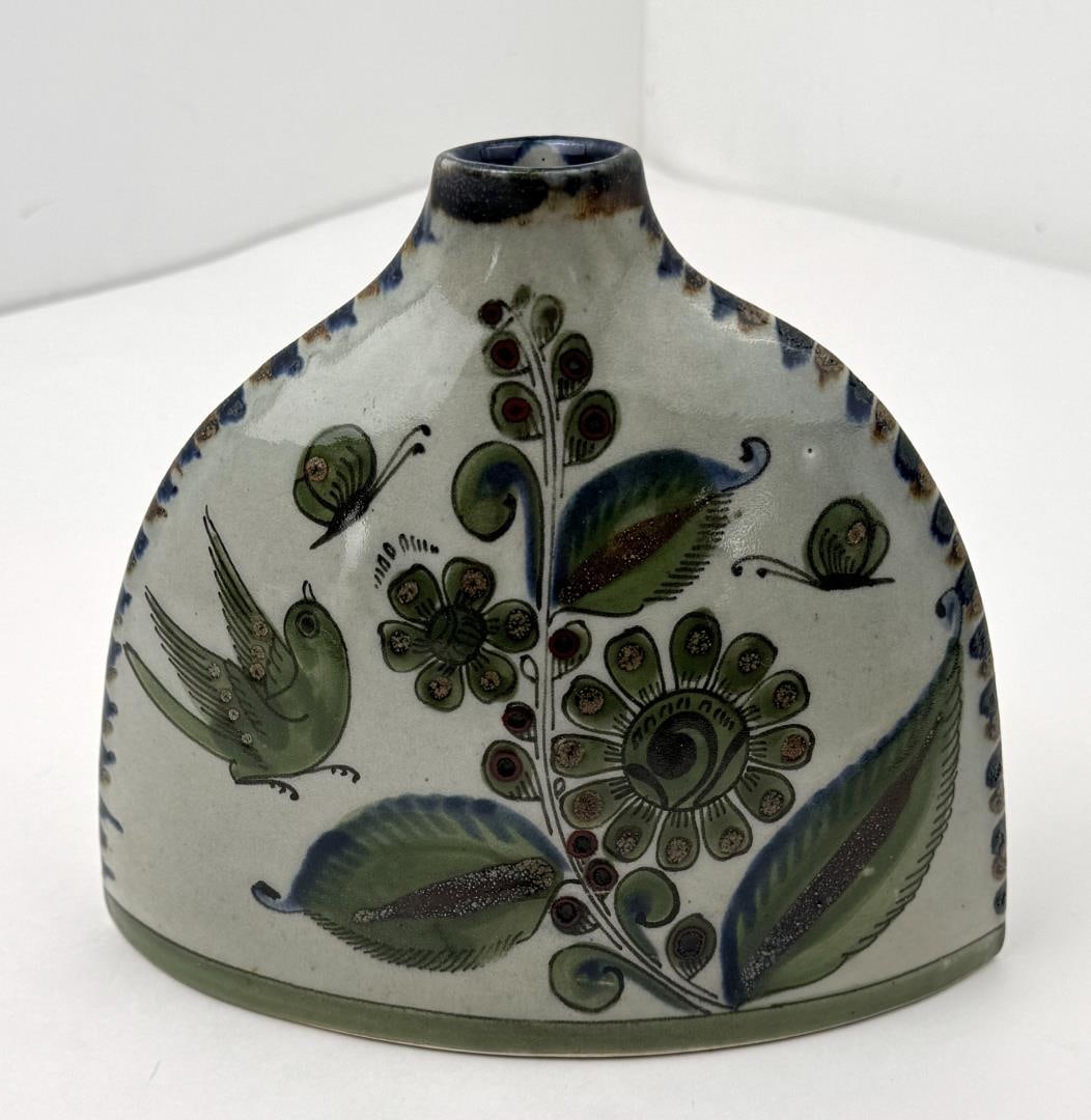 Ken Edwards Mexico Tonala Pottery Vase (1 of 5)