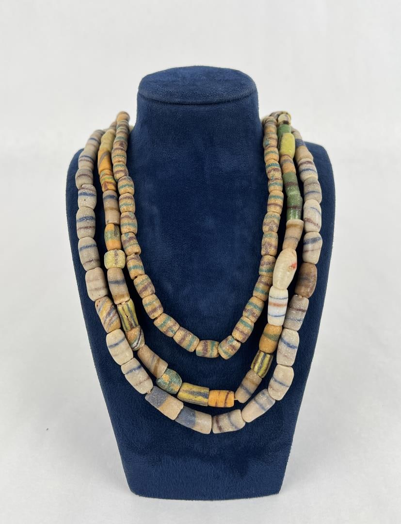 Native American Indian Trade Beads: 3 strands