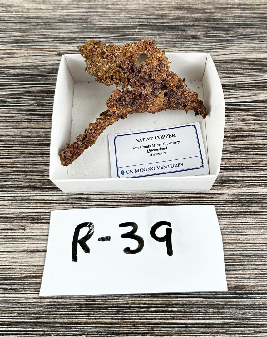 Native Copper Specimen Queensland Australia (1 of 3)