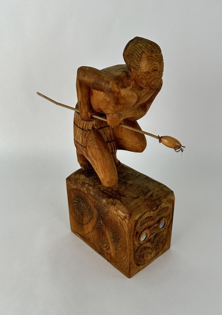 Polynesian Maori Warrior Wood Carving (1 of 6)