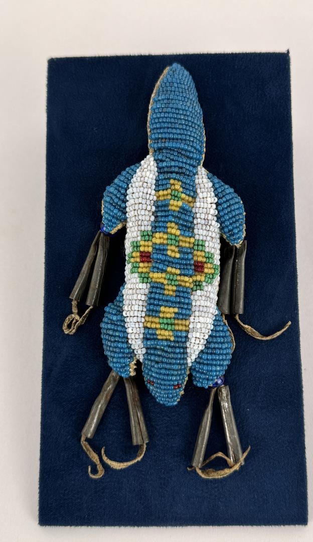 Native American Indian Beaded Beaver Fetish (1 of 3)