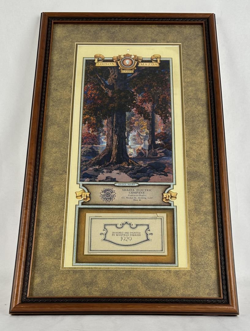 1929 Maxfield Parrish Calendar Golden Hours (1 of 6)