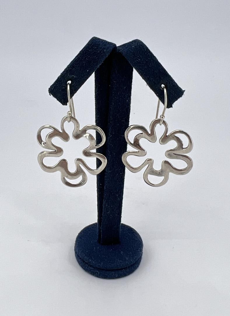 Sterling Silver Silpada Flower Earrings (1 of 4)