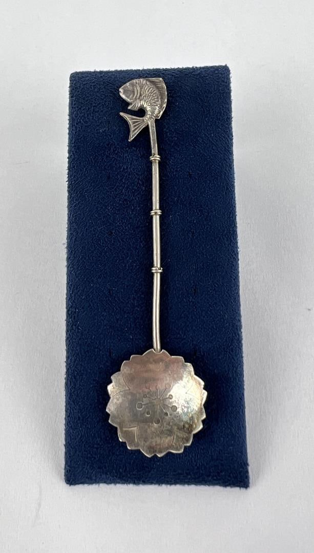 Rosko Japan Sterling Silver Sugar Spoon With Fish (1 of 4)