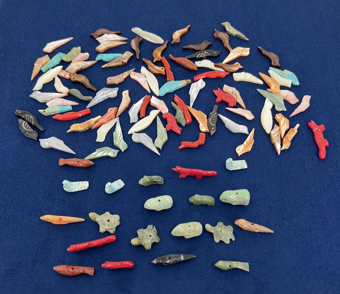 Zuni Carved Fetish Necklace Beads (1 of 5)