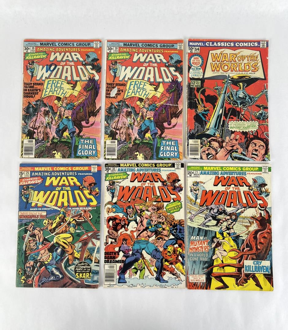 Collection Of War Of The Worlds Comic Books (1 of 4)