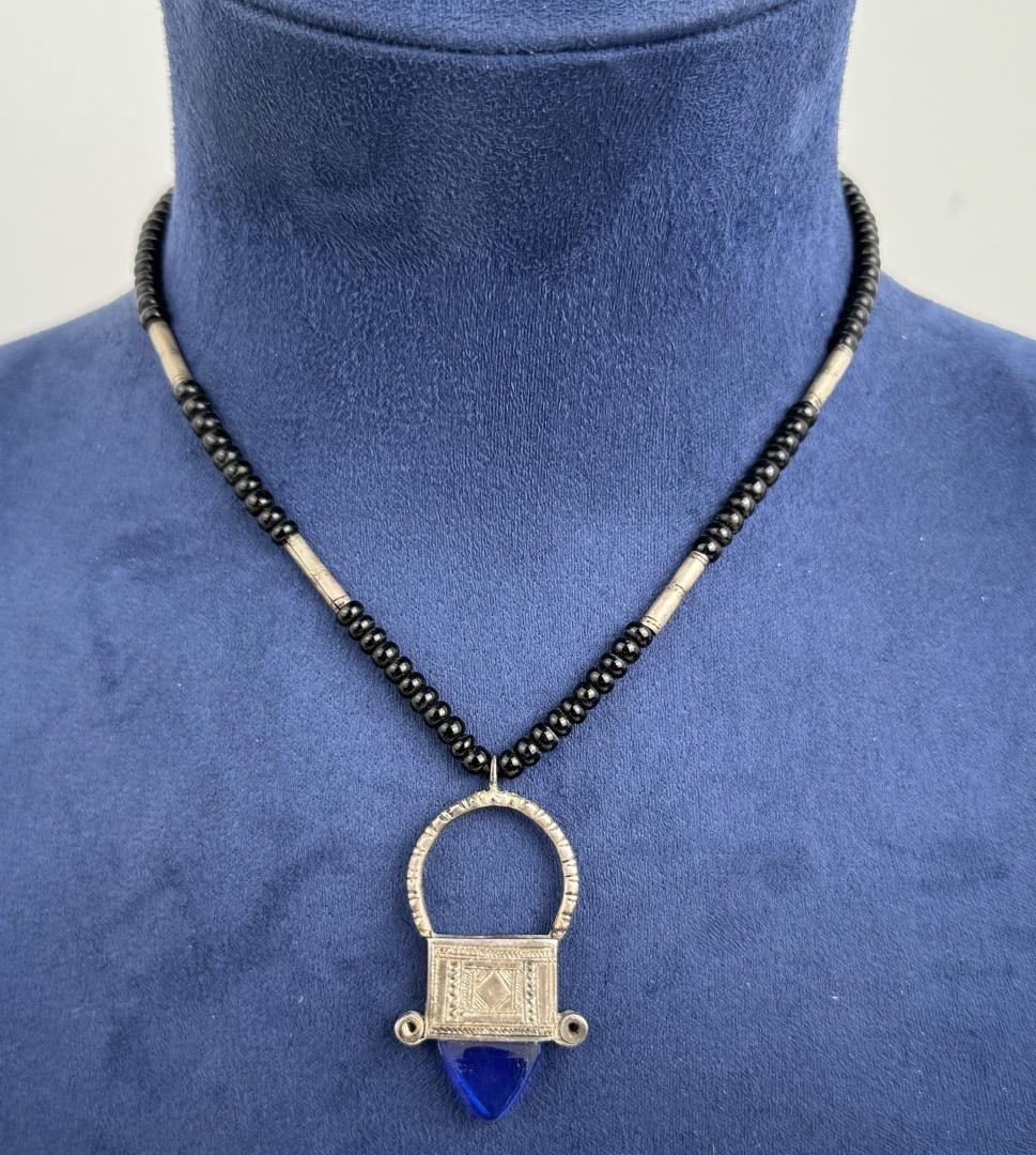 African Tuareg Berber Silver Necklace (1 of 3)