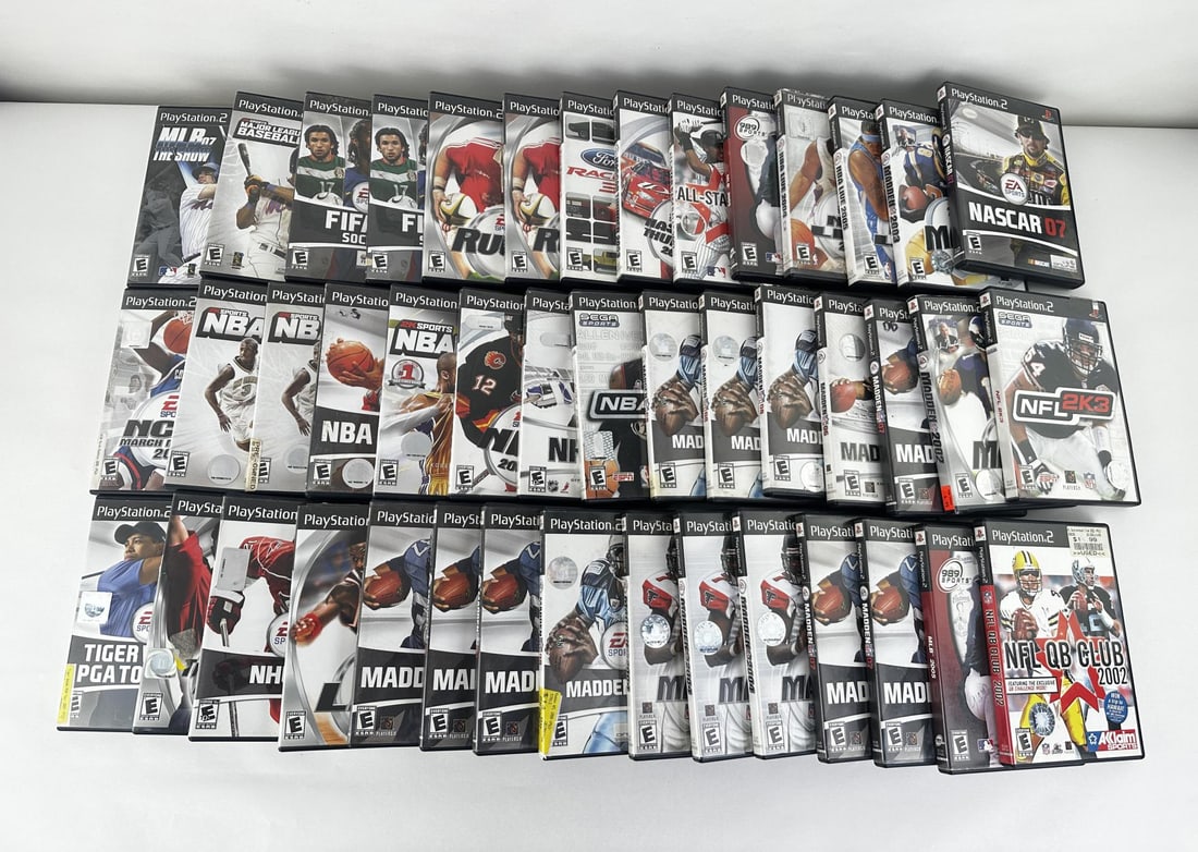 Sony PlayStation 2 PS2 Video Game Bundle: Nice grouping. 44 total