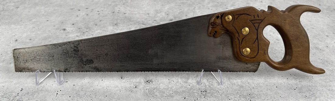 Unusual Bear Handle Wood Saw (1 of 3)