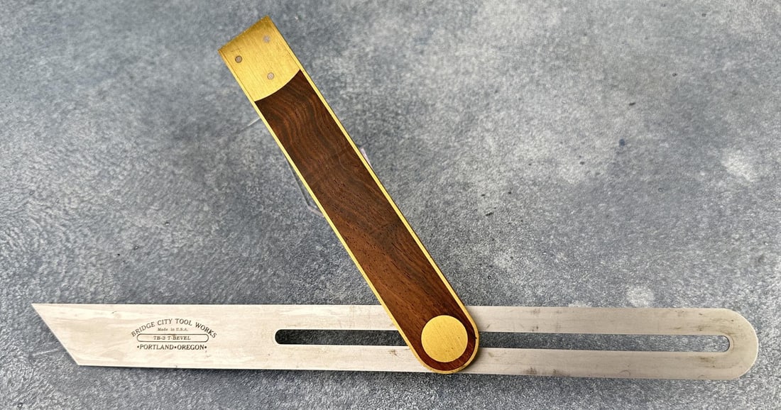 Bridge City Tool Works TB-3 T-Bevel: Nice example.