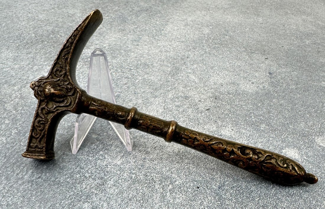 Charles T. Hennig Toffee Candy Hammer: 6 3/4" long.