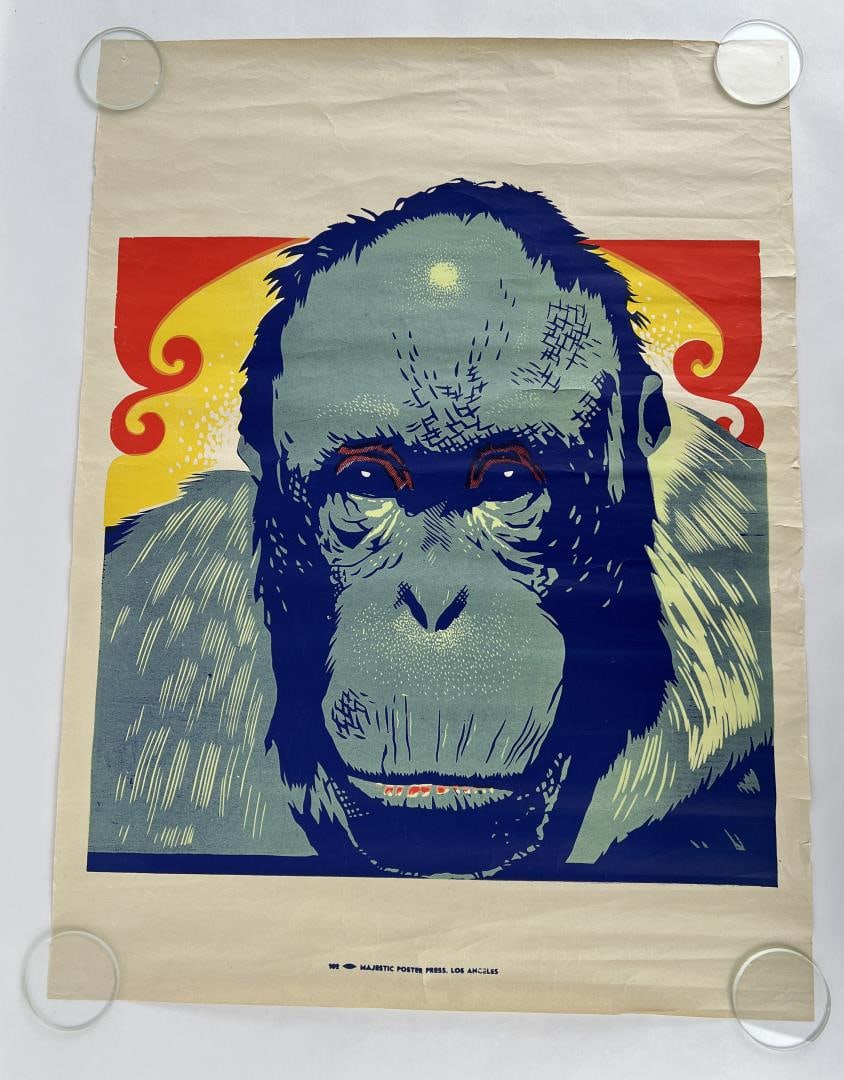 Majestic Poster Press Los Angeles Pop Art Poster: 20 7/8" by 27 1/8".