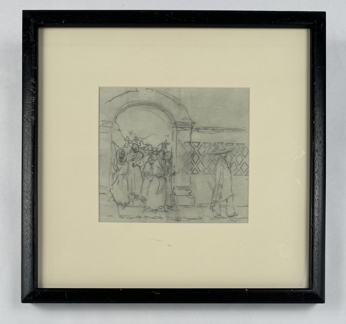 Edward Borein Pencil Drawing (1 of 3)