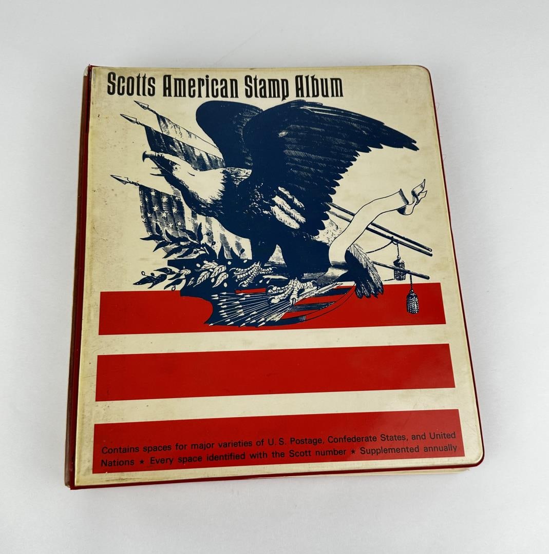 Antique Postage Stamp Collection Album (1 of 17)