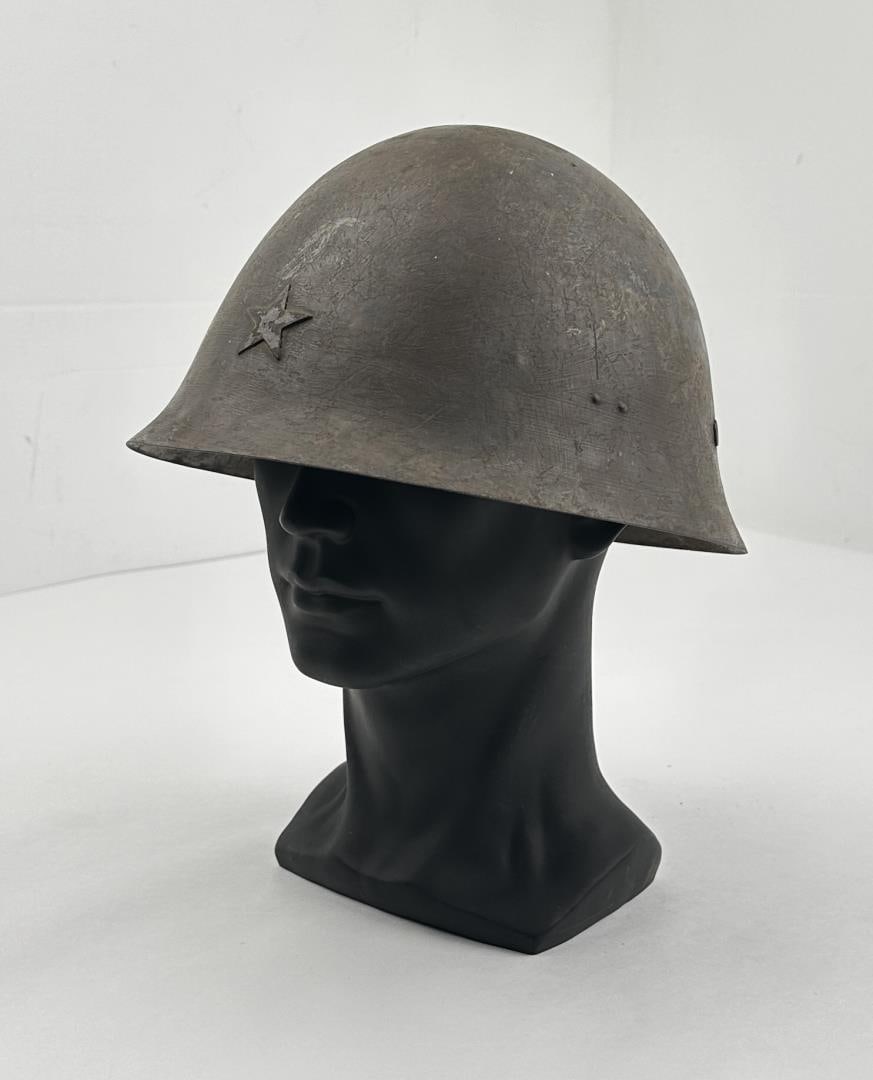 WW2 Japanese Army Type 90 Combat Helmet: Nice example with original liner.