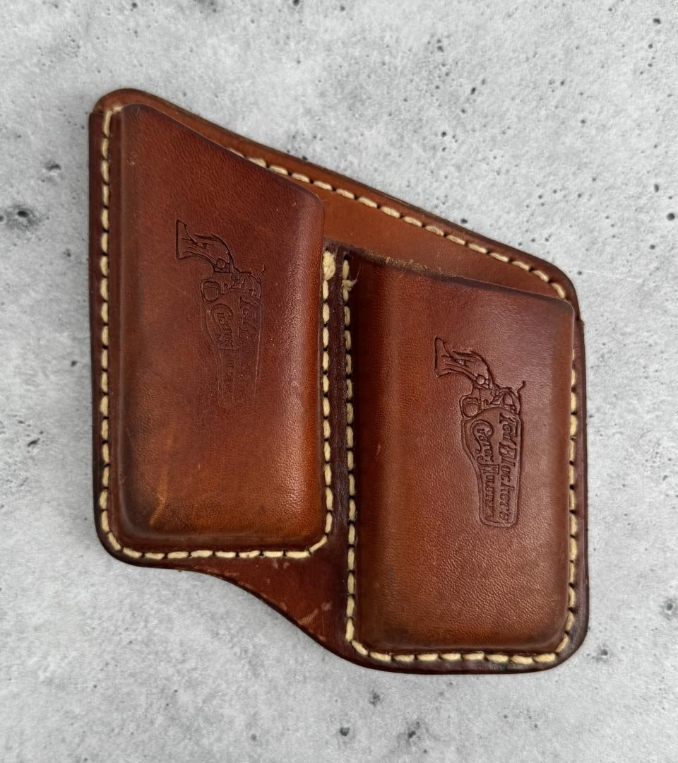 Ted Blocker's Leather Magazine Pouch Tef Lok: Double magazine