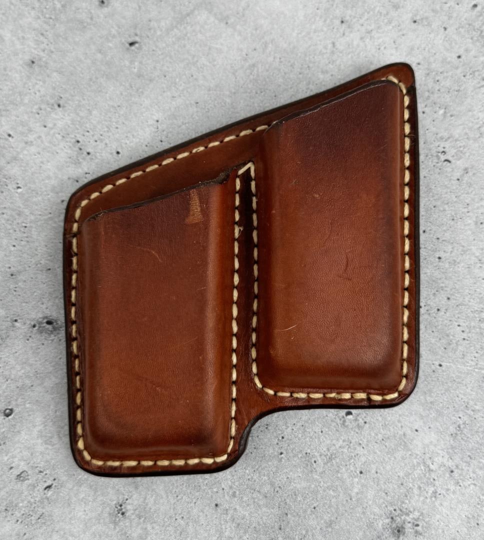 Ted Blocker's Leather Magazine Pouch Tef Lok: Double magazine holder