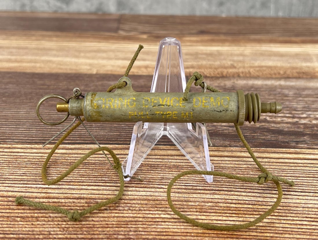 WW2 M1 Pull Ring Demolition Firing Device: Booby trap trigger. Inert