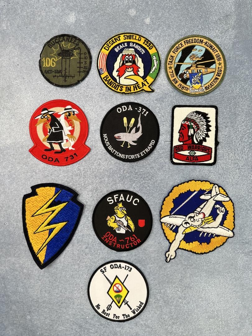 Group of Desert Storm Era US Army War Patches: Nice grouping