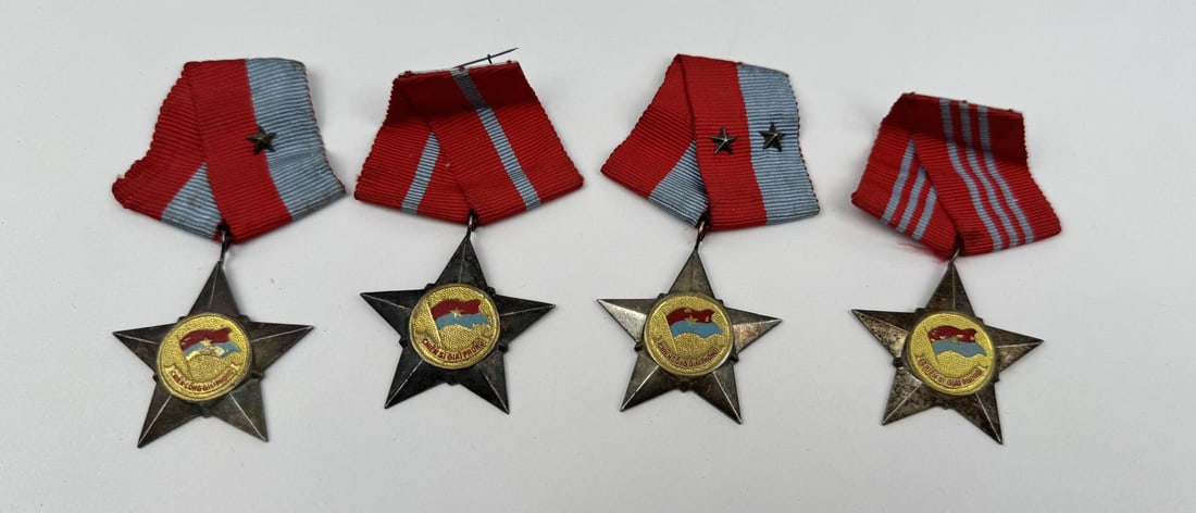 Vietnam War NVA Viet Cong Medals: Nice grouping.