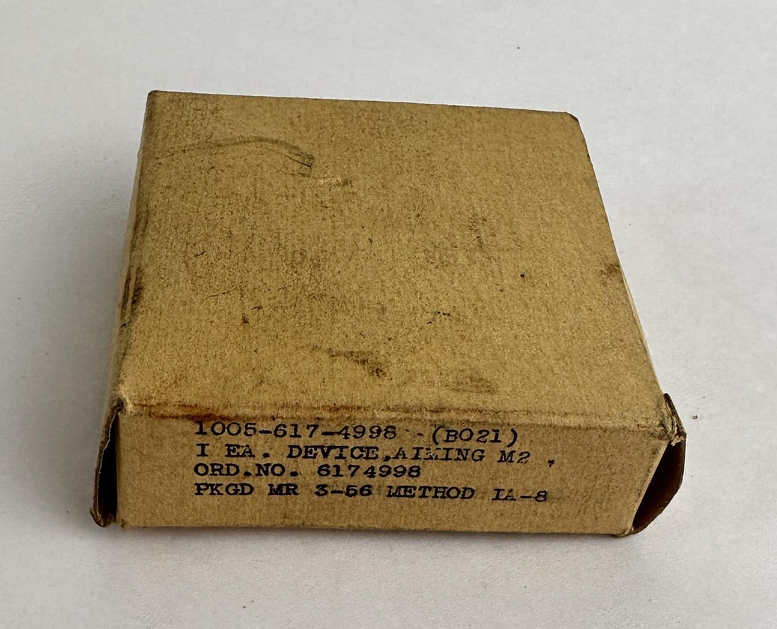 Korean War M1 Garand M2 Aiming Device: New in box.